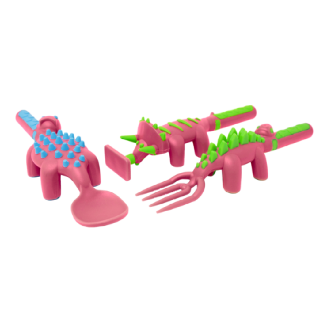 Set of 3 Dino Utensils