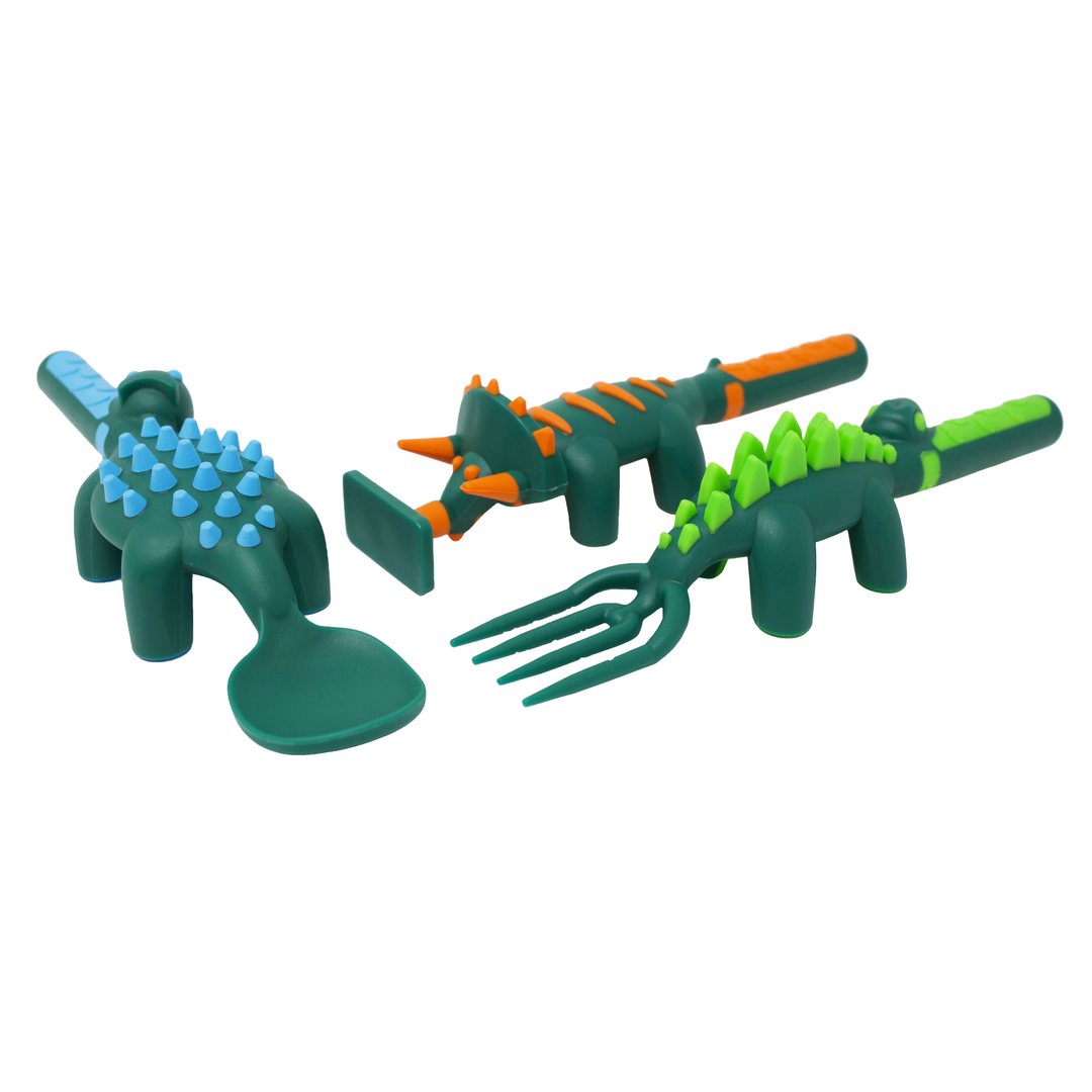 Set of 3 Dino Utensils