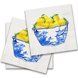 Bowl of Lemons Cocktail Napkins