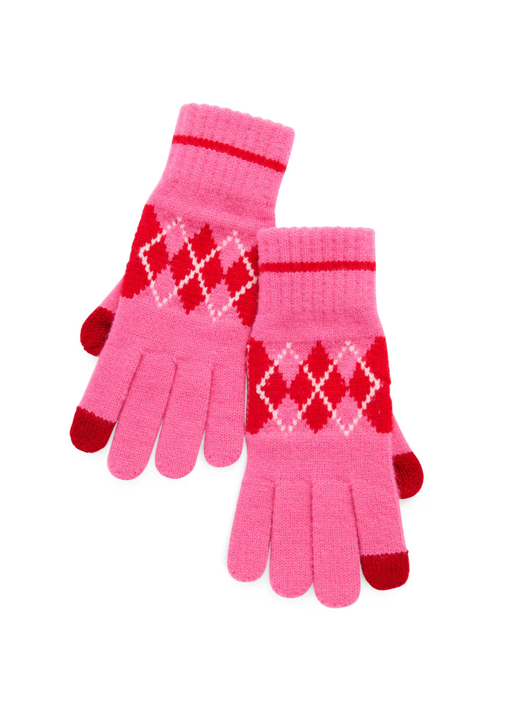 Shiraleah Argyle Touchscreen Gloves