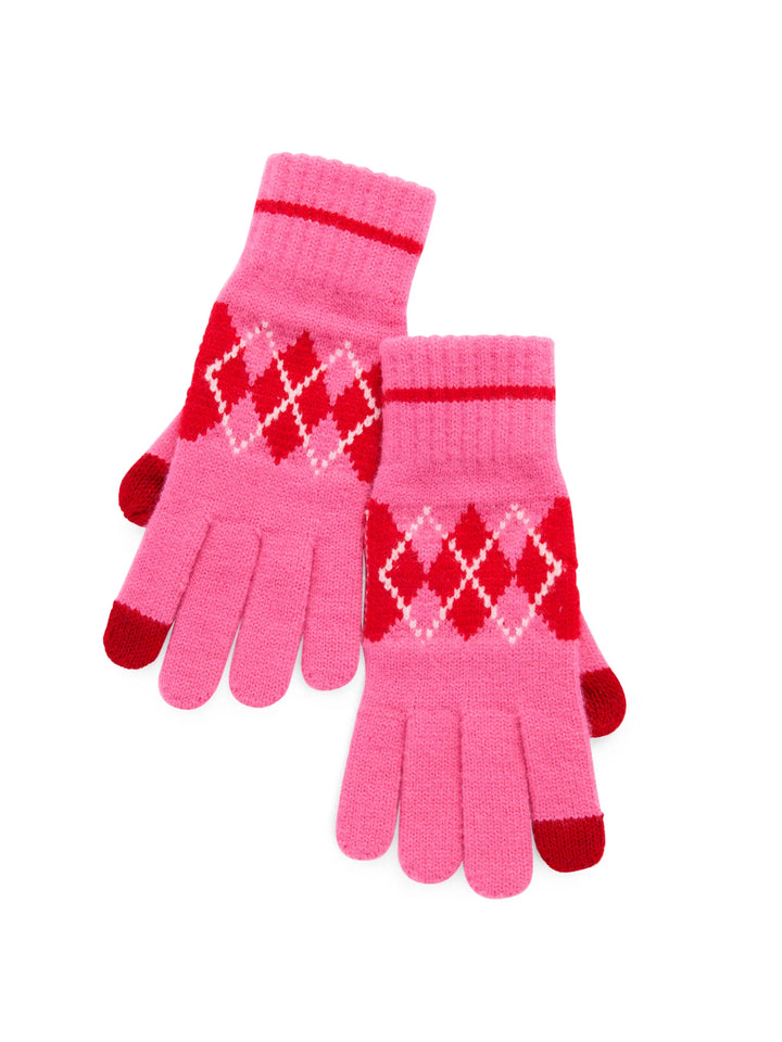 Shiraleah Argyle Touchscreen Gloves