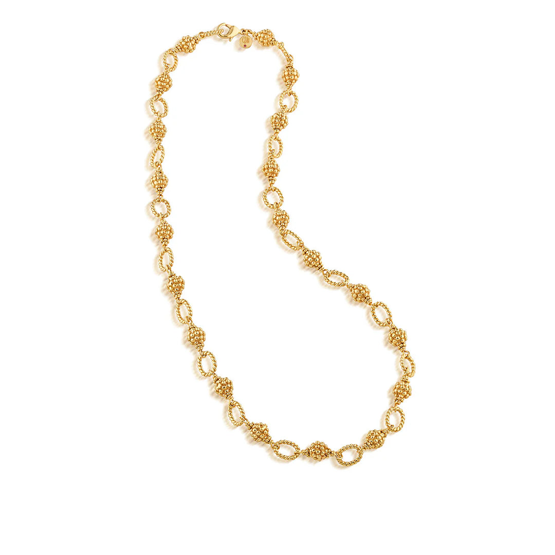 Berry & Bead Chain, 24" - Gold