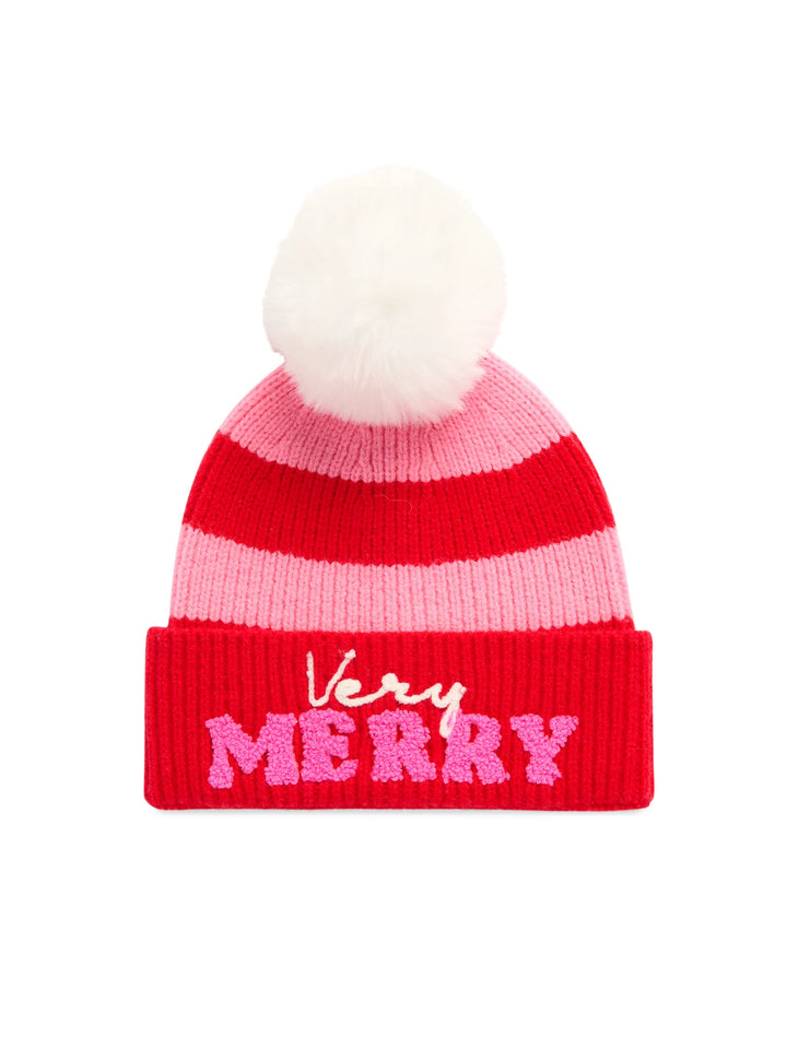 Shiraleah "Very Merry" Beanie, Red