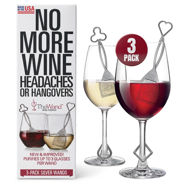 Silver Wine Wand - 3 pack