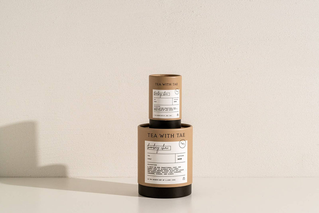 Bombay Masala Chai Black Tea Mini Tea Tube Gift (5 tea bags)