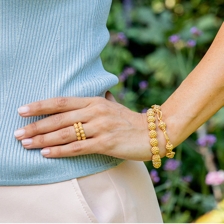Berry Bead Bracelet - Gold