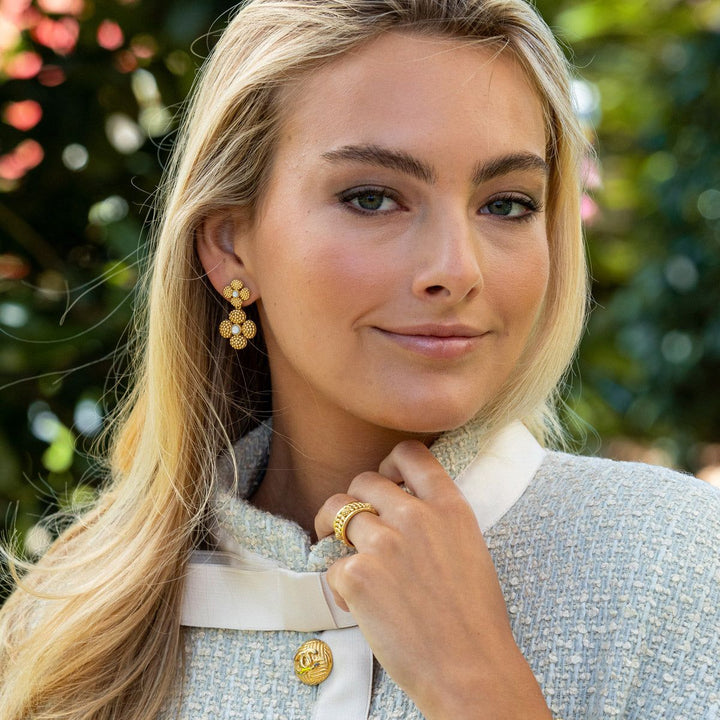 Clover Convertible Duo Earrings - Mother of Pearl