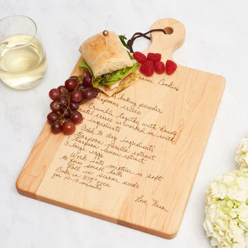 Engraved Recipe Maple Board - 16" x 10"