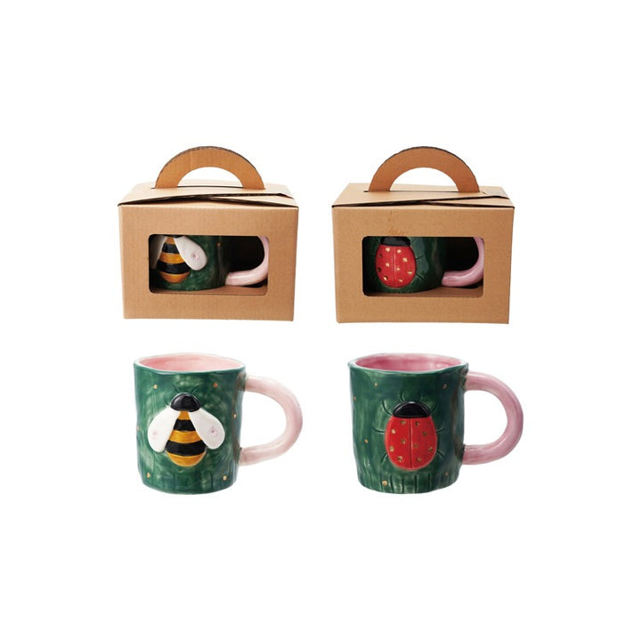 Stoneware Bug Mug w/Gift Box