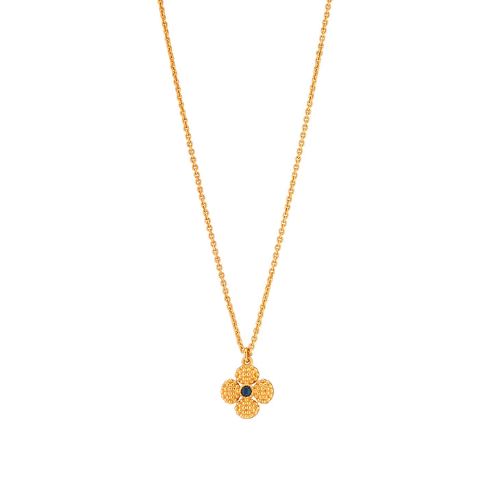 Berry Clover Double Sided Charm Necklace
