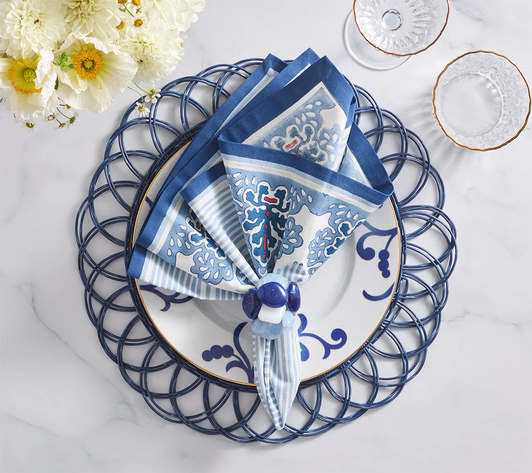 Blue Placemat: Alfresco