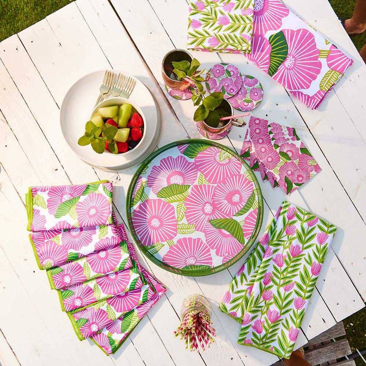 Poppy Papaver Eco Kitchen Tea Towel