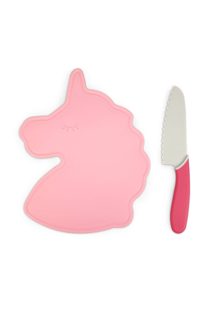 Rainbows & Unicorns Cutting Board & Knife Set