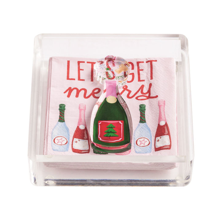 Holiday Bar Napkin Caddy