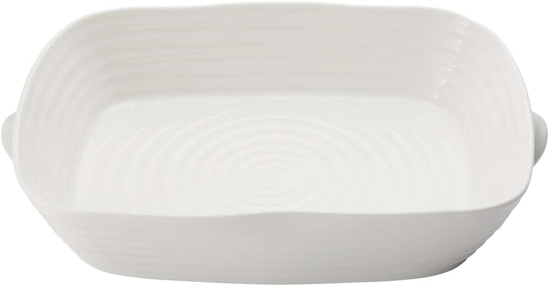 Sophie Conran Handled Rectangular Roasting Dish - White
