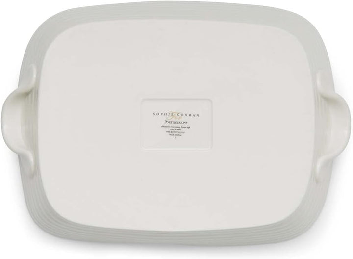 Sophie Conran Handled Rectangular Roasting Dish - White