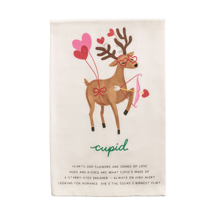 Santa's Reindeer Poem Towels