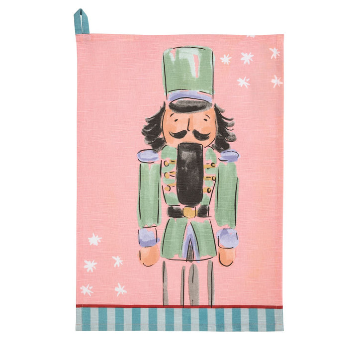 Nutcracker Stripe Hem Towel
