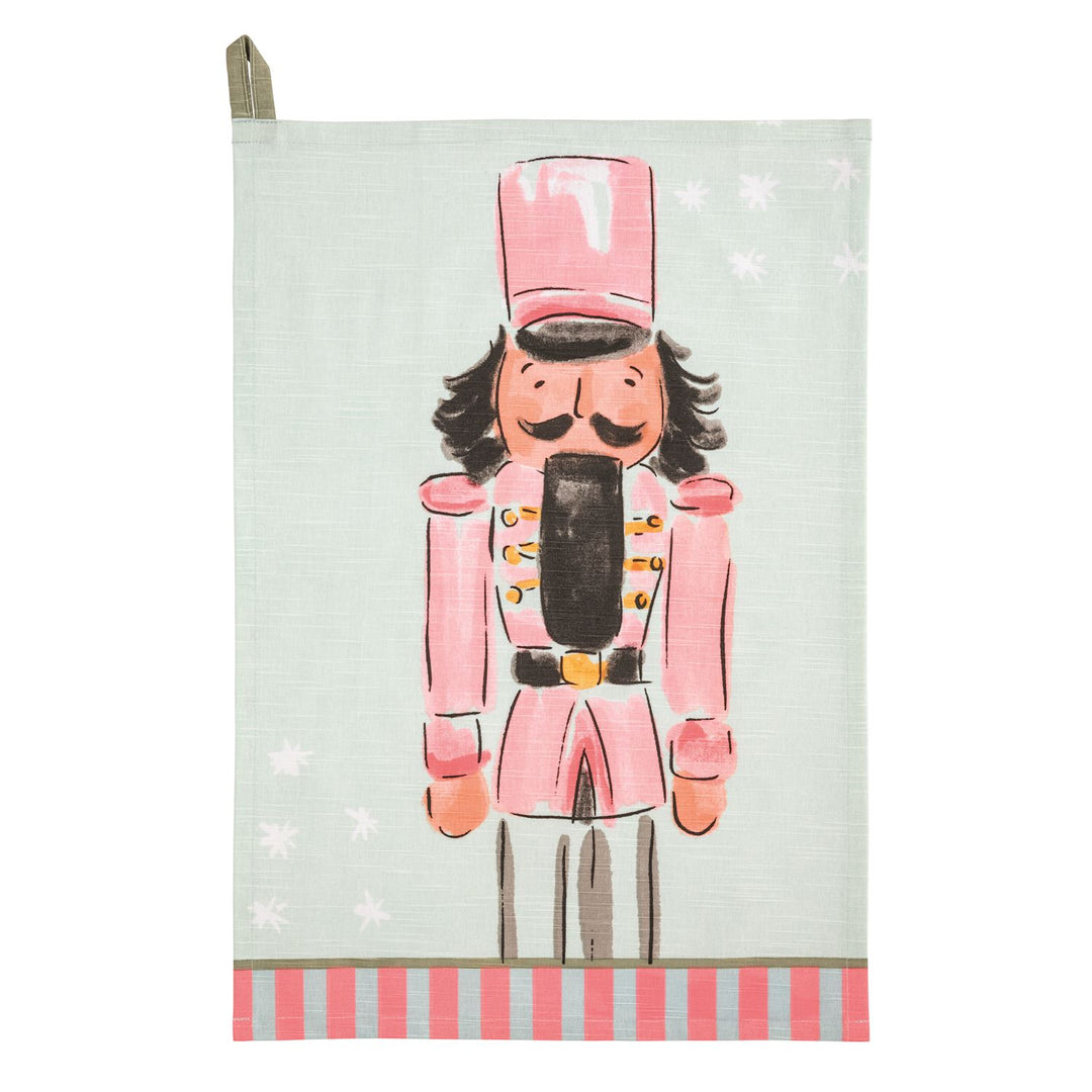 Nutcracker Stripe Hem Towel