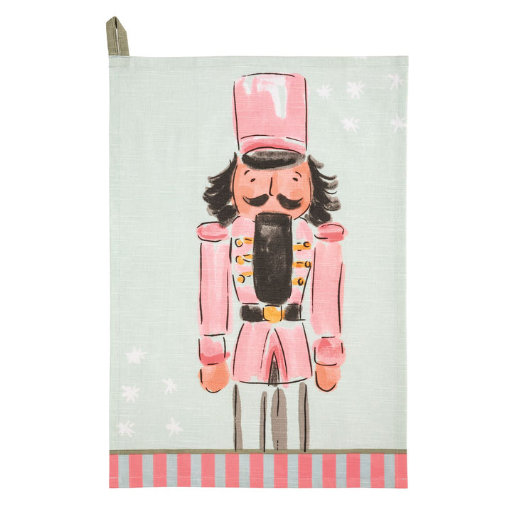 Nutcracker Stripe Hem Towel