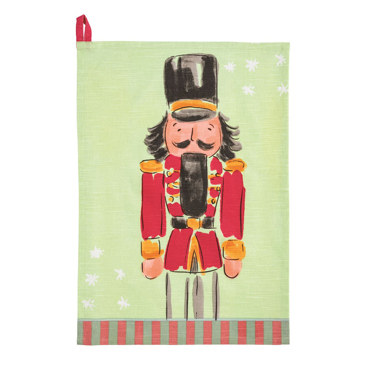 Nutcracker Stripe Hem Towel