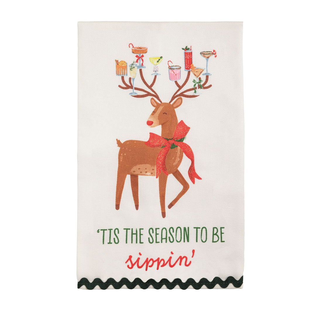 Holiday Glitter Towel