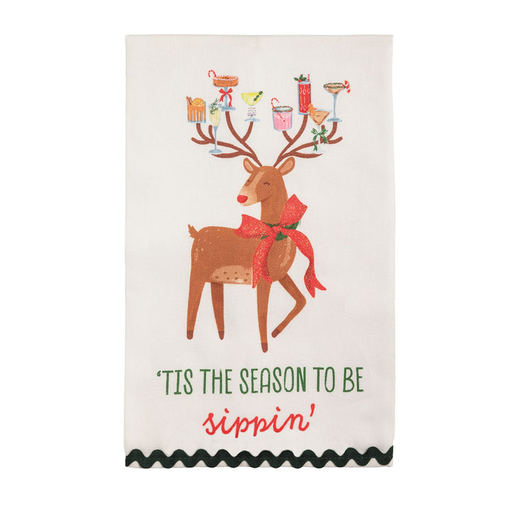 Holiday Glitter Towel