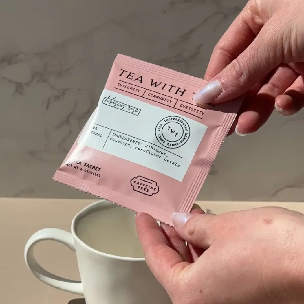 Hibiscus Rose Herbal Tea - Individually Wrapped Tea Bag