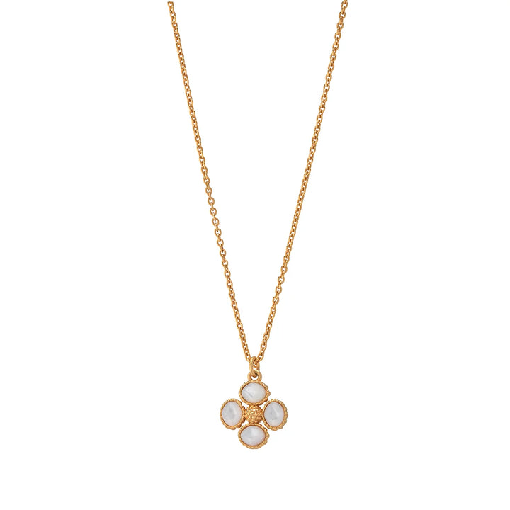 Berry Clover Double Sided Charm Necklace