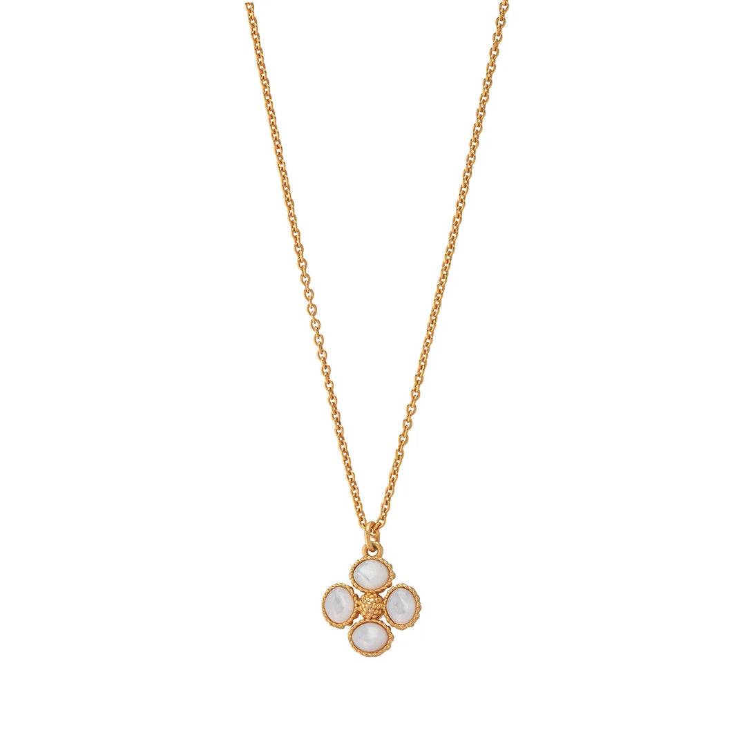 Berry Clover Double Sided Charm Necklace