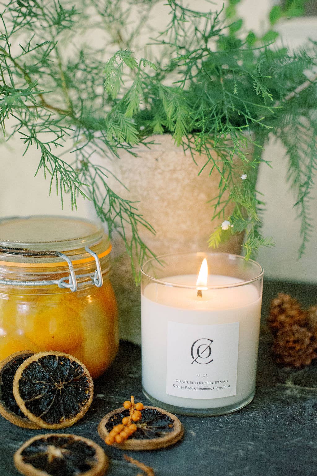 S. 01 Charleston Christmas Soy Candle