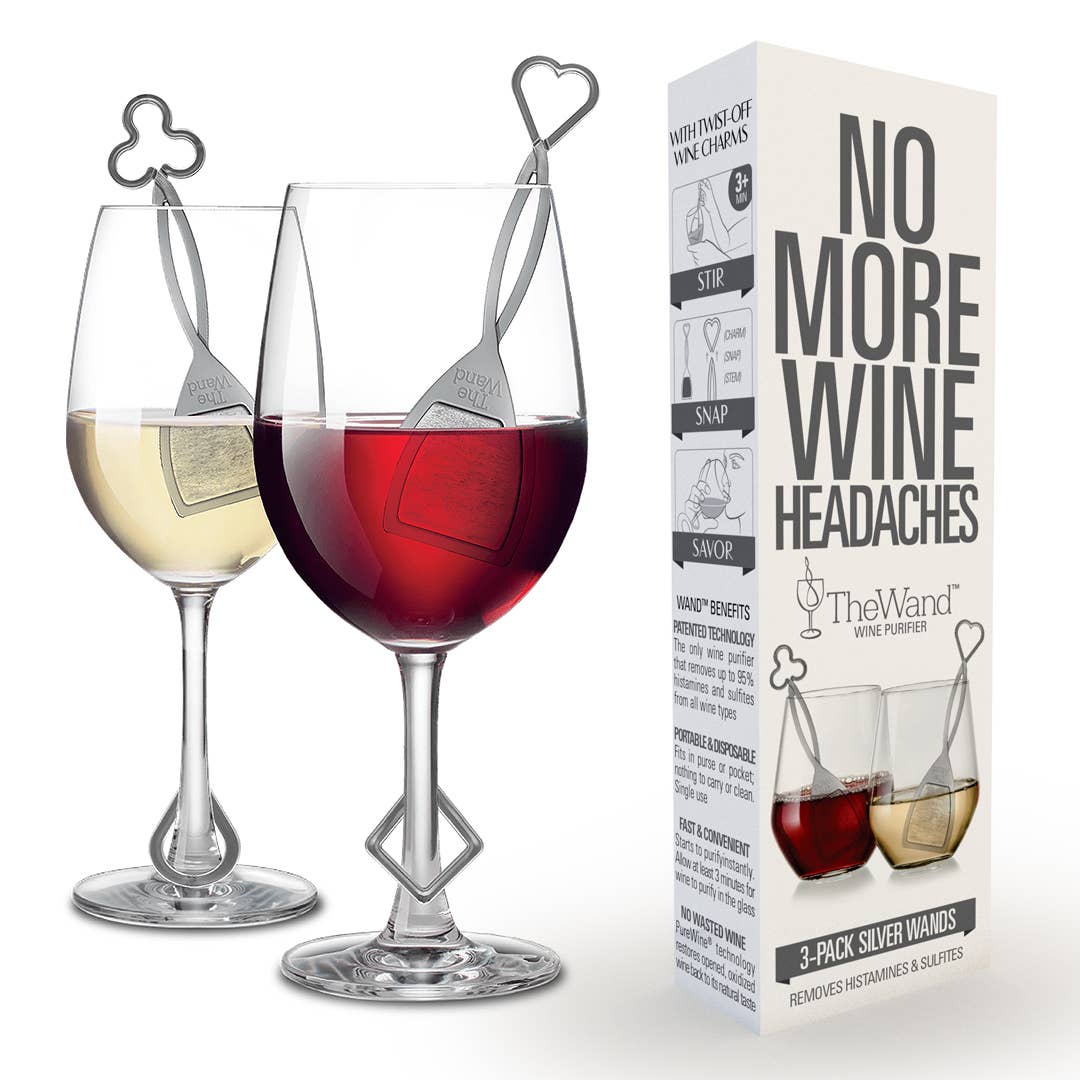 Silver Wine Wand - 3 pack