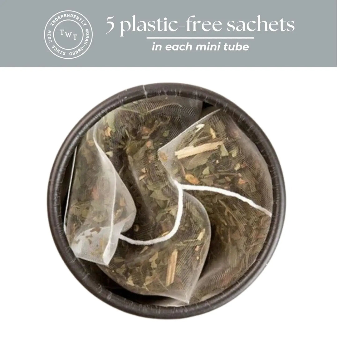 Peppermint Herbal Mini Tea Tube Gift (5 tea bags)