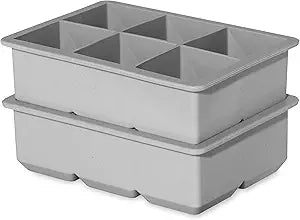 OGGI SET/2 Square Ice Trays Gray
