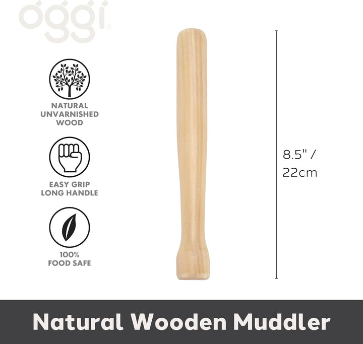 Deluxe Wooden Cocktail Muddler