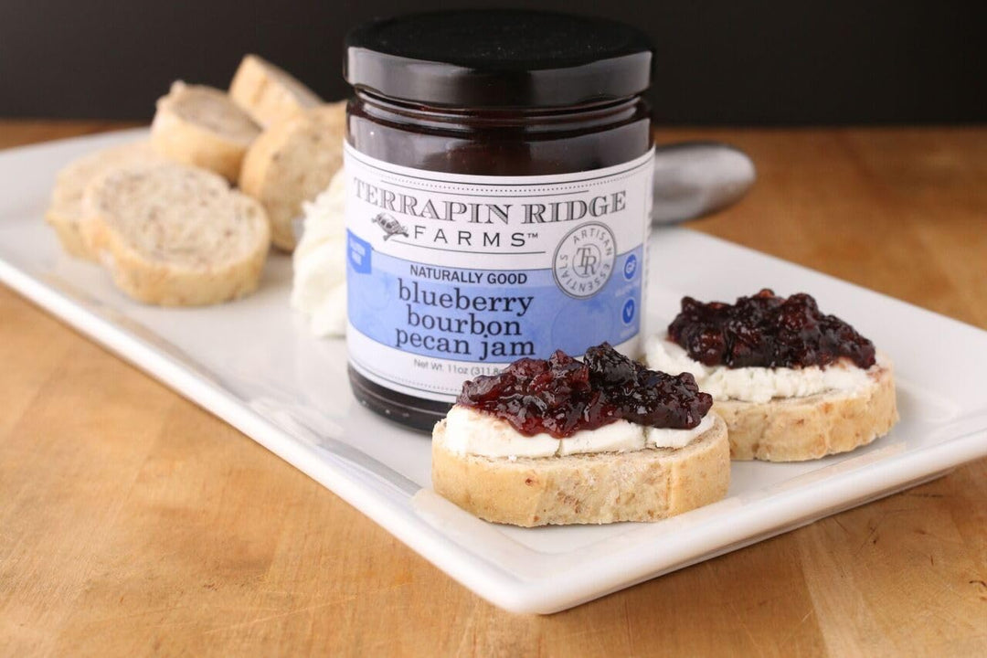 Blueberry Bourbon Pecan Jam