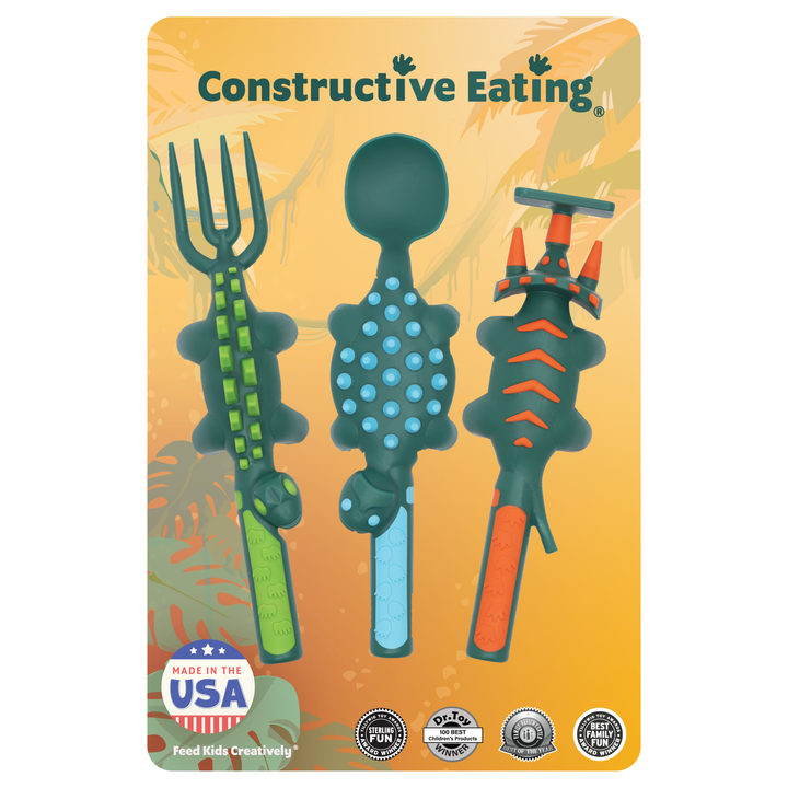 Set of 3 Dino Utensils