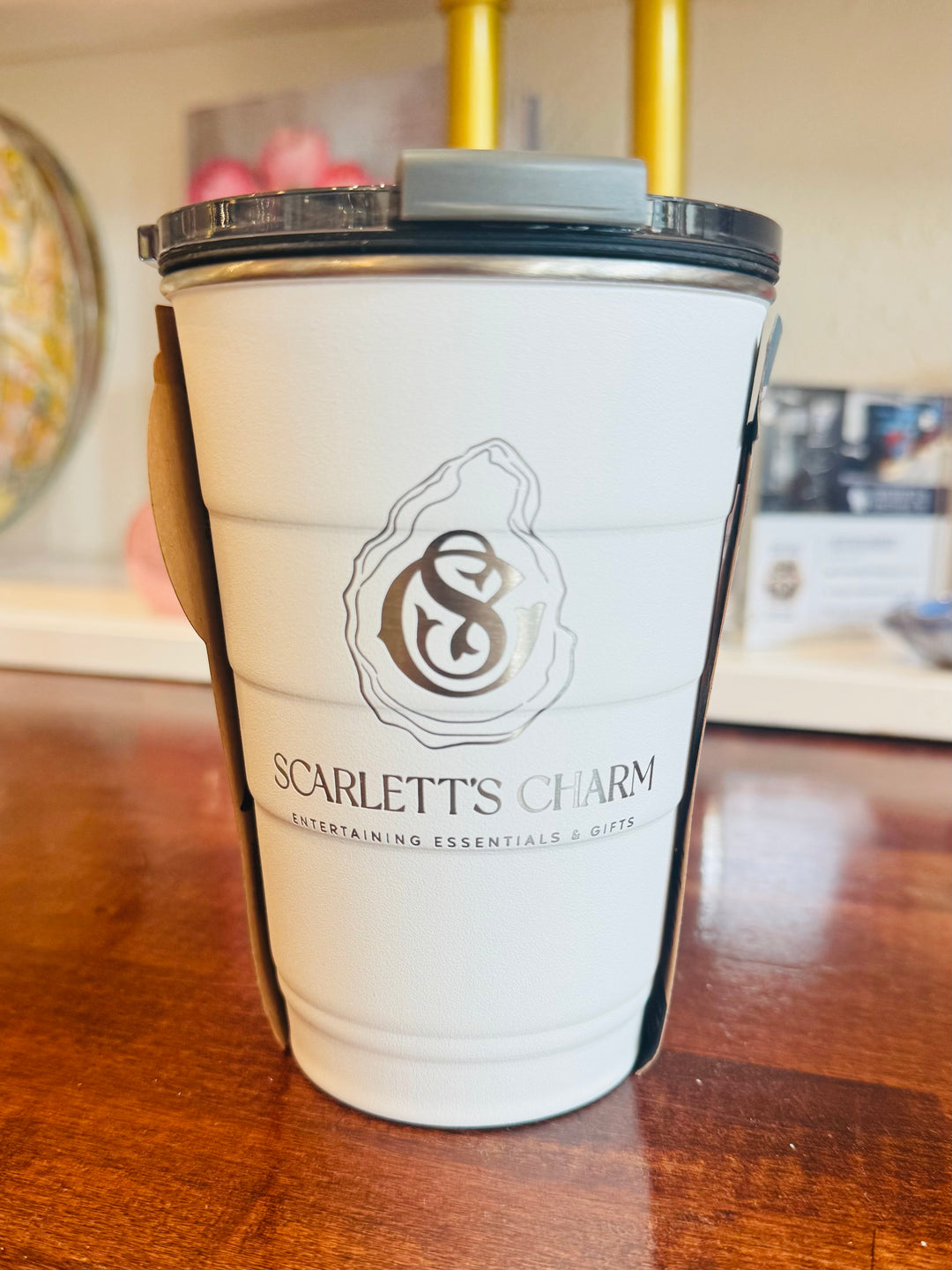 Scarlett's Charm Pirani Engraved Tumbler