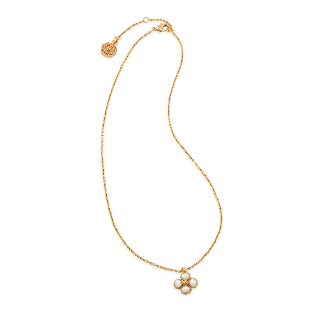 Berry Clover Double Sided Charm Necklace