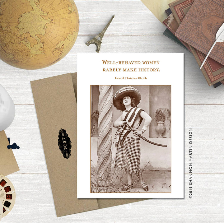 Well-Behaved Women Birthday Card