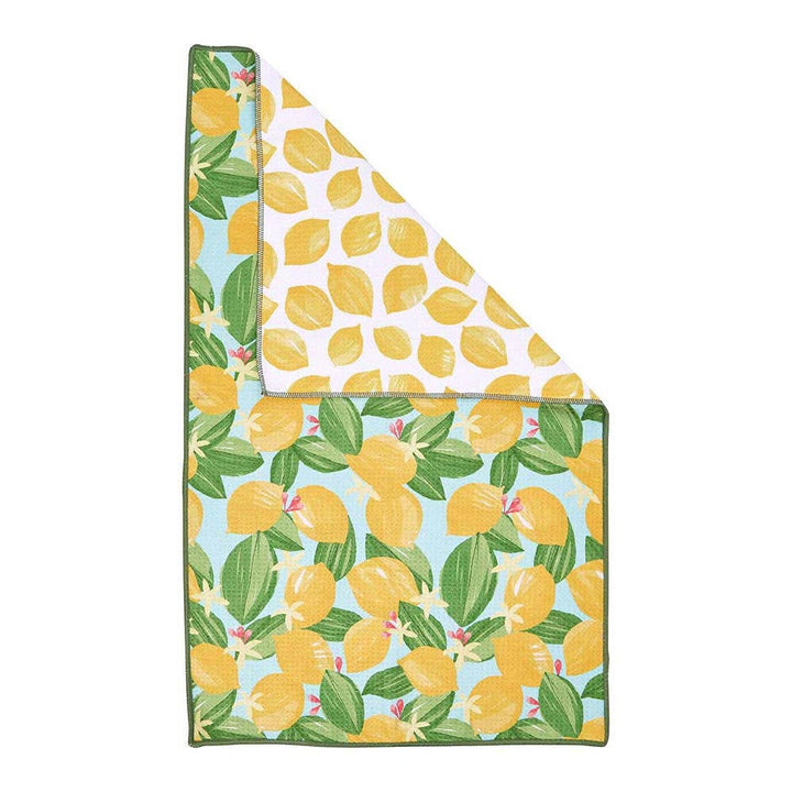 Lemon Blossoms Eco Kitchen Tea Towel