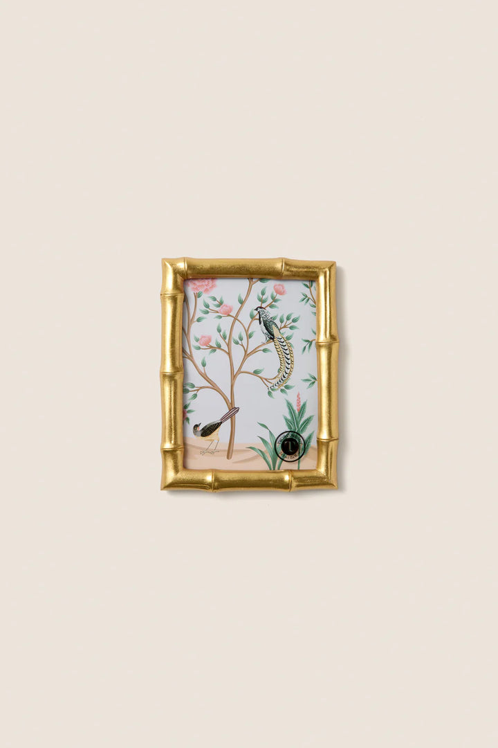 Gold Bamboo Picture Frame