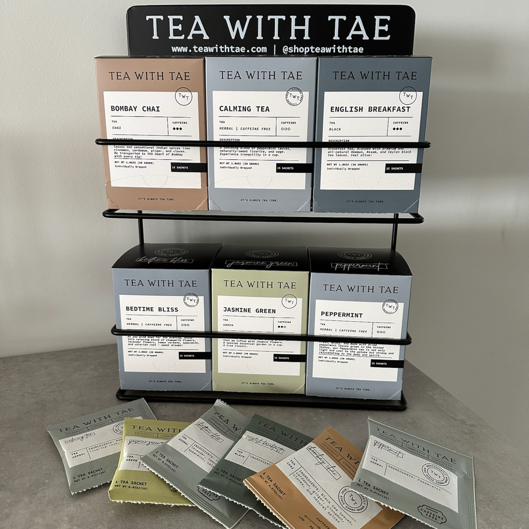 English Breakfast Tea Box (15 wrapped pyramid tea bags)