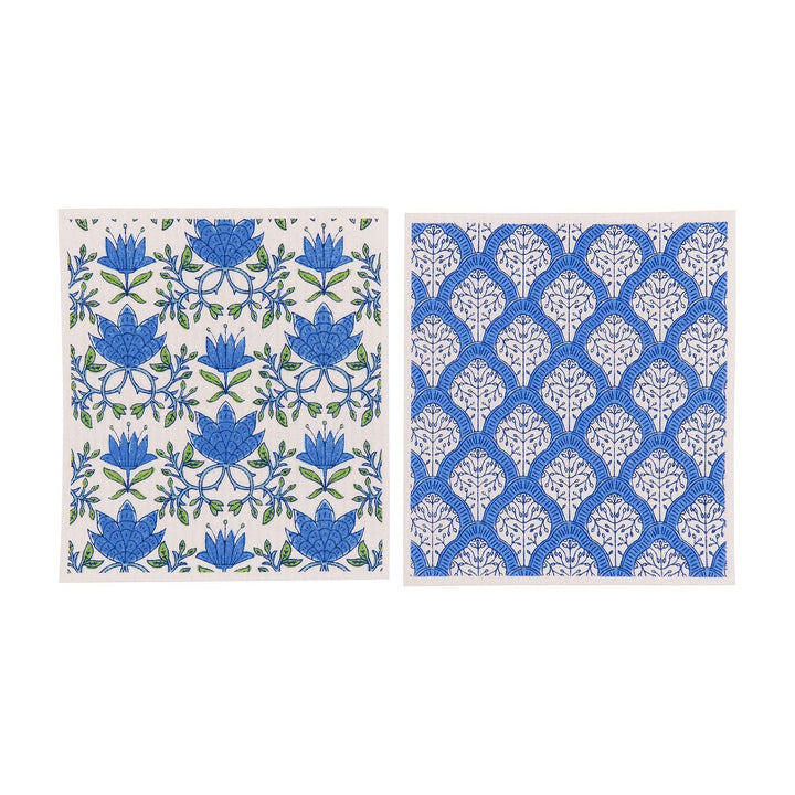Tilly & Fifer blu Eco Sponge Cloths (Set of 2)