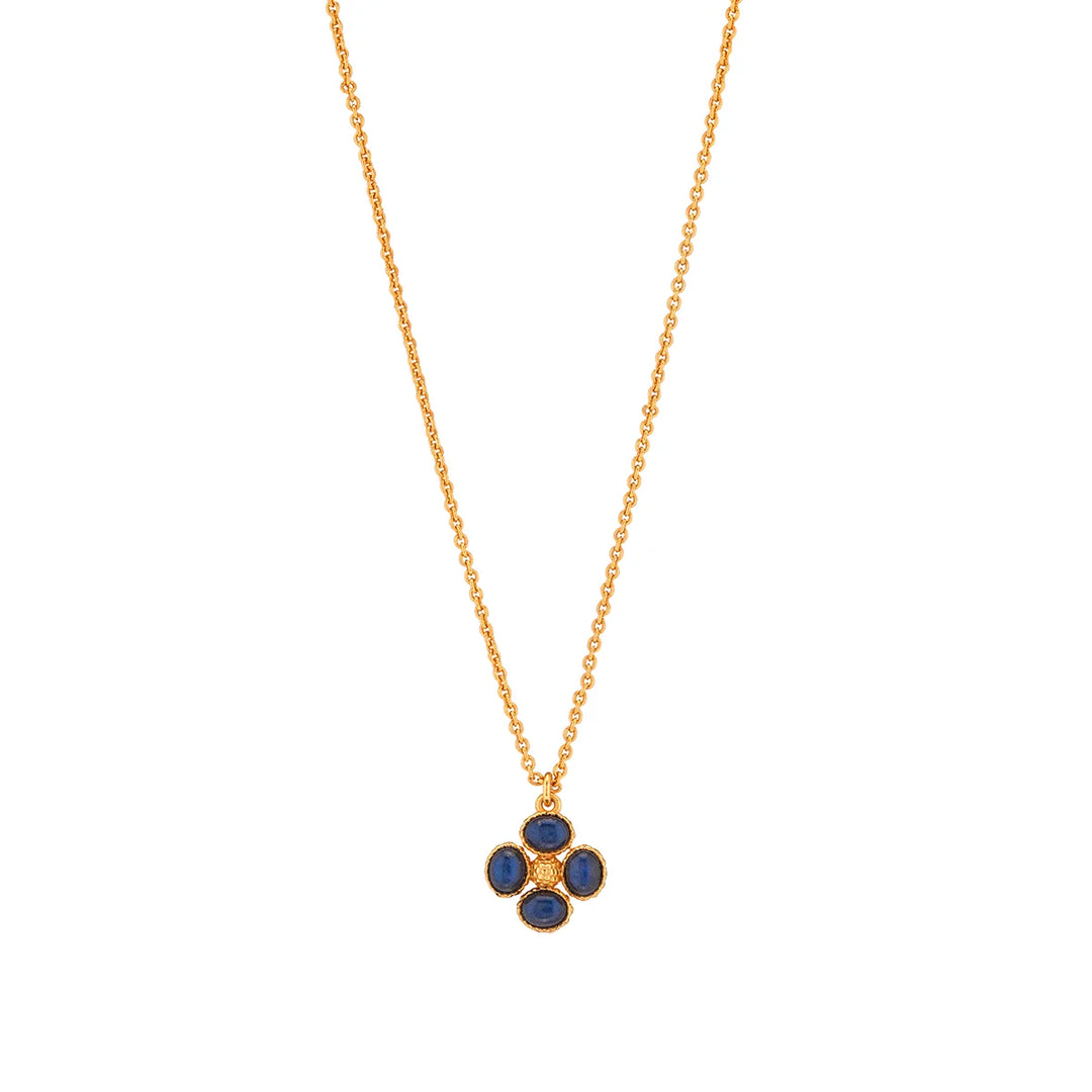 Berry Clover Double Sided Charm Necklace