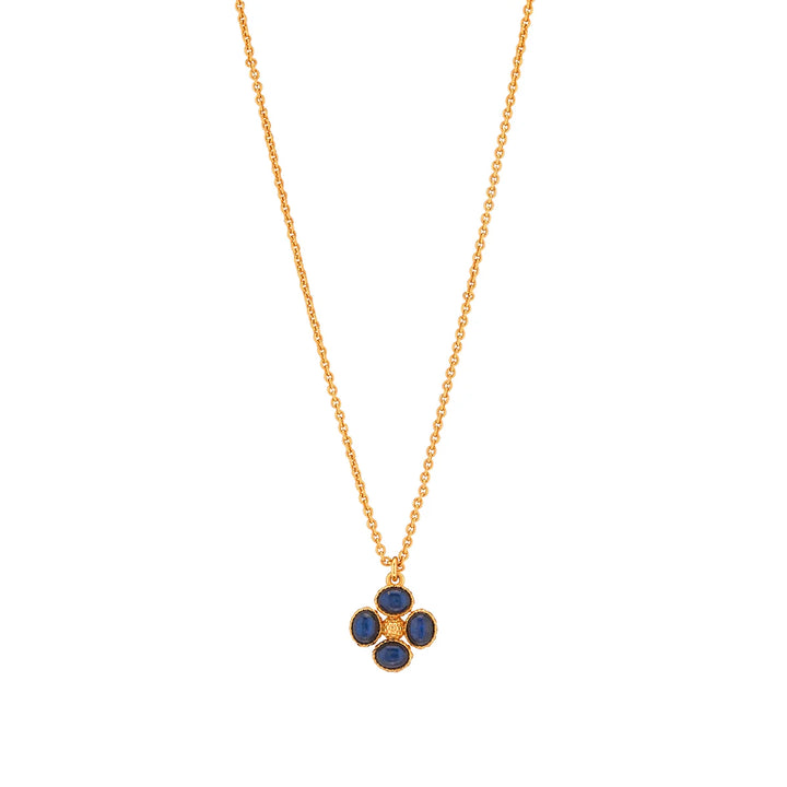 Berry Clover Double Sided Charm Necklace