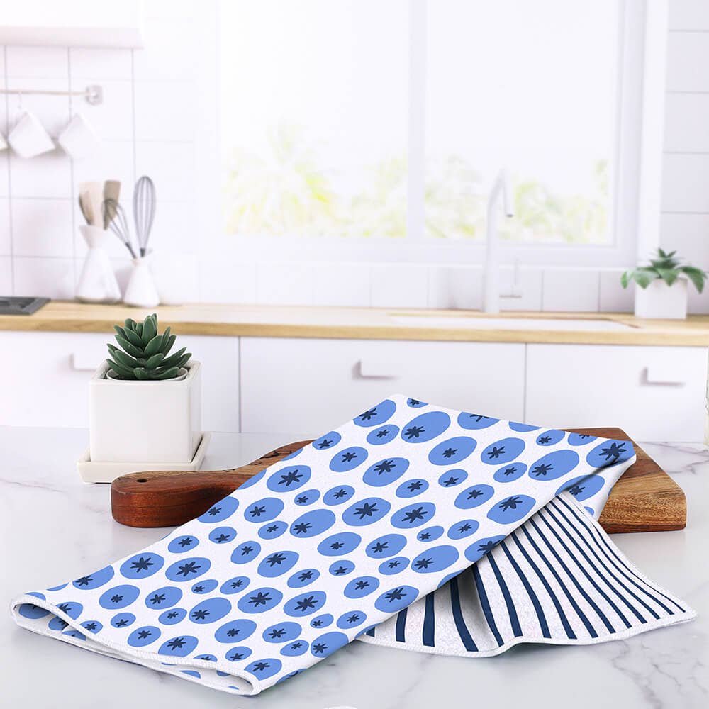 Blueberry Medley Eco Kitchen Tea Towel