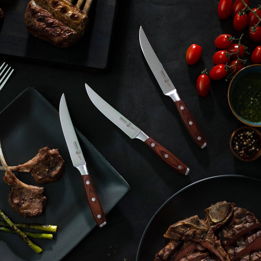 Avanta Pakkawood Steak Knife Set - 4 Piece