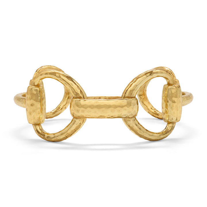 Equestrian Snaffle Bit Cuff - Gold