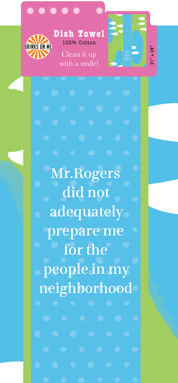 DISH TOWEL: Mr Rogers